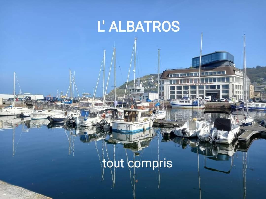 Apartamento L' Albatros Vue Sur Le Port Fécamp Exterior foto