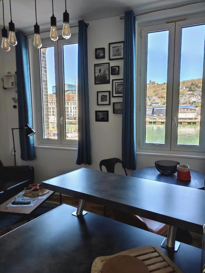Apartamento L' Albatros Vue Sur Le Port Fécamp Exterior foto