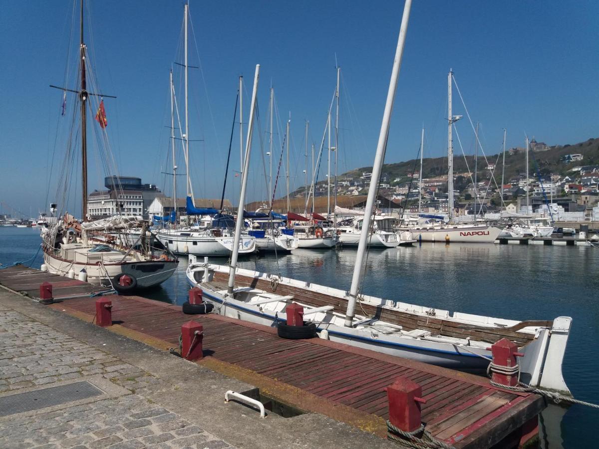 Apartamento L' Albatros Vue Sur Le Port Fécamp Exterior foto